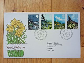 British Flowers Stamps 1979 First Day Cover