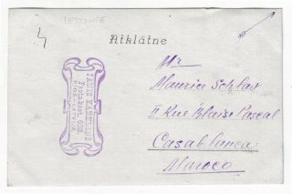 LATVIA 1935 RARE early Maximum Card RIGA CASTLE,  PRESIDENT SEAT Mailed 2