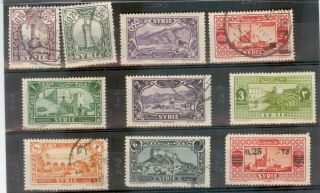 06 French Syria Syrie Between Yt 200 - 210 And 240 Cv €10