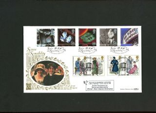 1996 100 Years Of Going To The Pictures Benham Special Gold Official Fdc