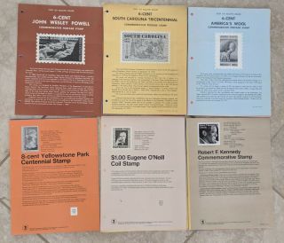 235 Old US Post Office Bulletin Board Stamp Issue Posters from 1962 - 1979 2