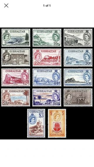 Gibraltar - 2013 " 60 Years 1st Stamp Definitive Of Qe Ii 1953 " Set