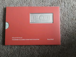 Royal Mail Edward Vii £1 Silver Ingot Stamp
