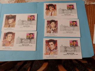 5 Commemorative Elvis Presley Envelops