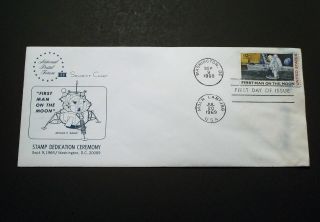 Apollo 11 Stamp C76 Issue Day 9/9/69 Dedication Ceremony Cacheted Envelope