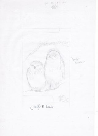 Jennifer Toombs Artwork Sketches Signed