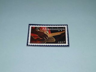 Mississippi Bicentennial - Magnet Of The Us Stamp Released In 2017