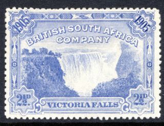 Rhodesia 1905 Falls 2 1/2d Cat.  £19