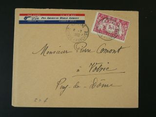 Air Mail Cover Sent From French Guiana Via Pan American Airways 1945