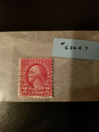 George Washington 2 Cent Stamp Red Us Stamp