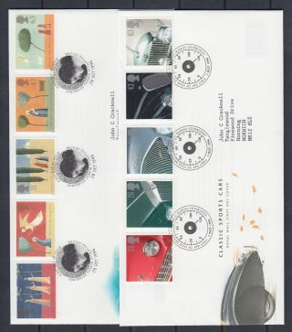 1996 Classic Sports Cars And 1996 Xmas Fdc 