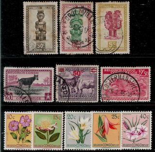 Belgium Colony Belgian Congo Mixed Old Stamps
