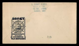 DR WHO 1934 USS TEXAS NAVAL SHIP ROOSEVELT FLEET REVIEW USCS CACHET e70652 2