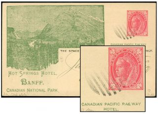 Canada Rwy View Card Banff 32mm Line Jan 1903 Cpr 2a