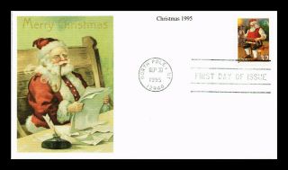 Dr Jim Stamps Us Santa Claus Christmas First Day Mystic Cover North Pole