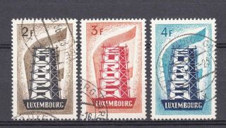 (704 - 15) Luxembourg 1956 Europa Set Cv $96.  00