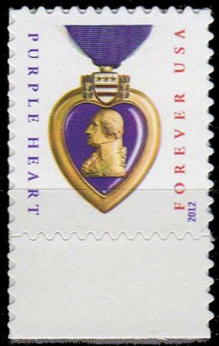 Usa Sc.  4704 (45c) Purple Heart 2012 Mnh
