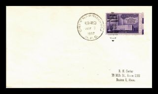 Dr Jim Stamps Us Chicago Harrisburg Railway Post Office Cover Rpo Backstamp