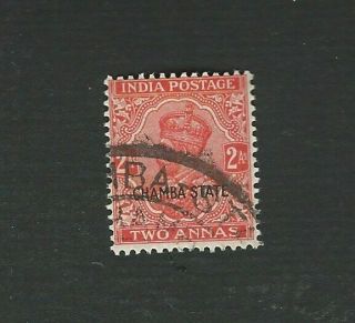 India 1935,  George V.  2a Vermilion Defin Stamp,  O/ptd 