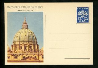 Postal Stationery H&g 19,  23 Set Of 2 Vatican City Postal Cards 1953