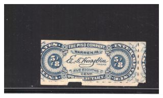 Us Sc.  Rs303 The Piso Company Match And Medicine Pg31