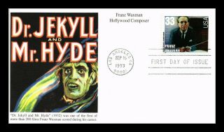 Us Cover Franz Waxman Hollywood Composer Dr Jekyll Mr Hyde Film Fdc