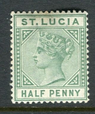St.  Lucia; 1890s Early Classic Qv Issue Mnh Unmounted 1/2d.  Value