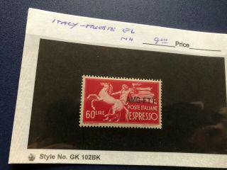 Italy Trieste Stamp Scott E6 Mnhog Scv 9.  00 Bb4960