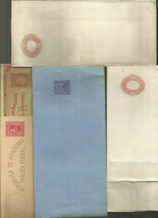 South/central America Early Postal Stationery Lot