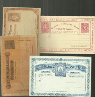 South/Central America early postal stationery lot 2
