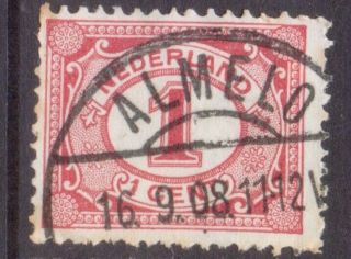 Netherlands Nederland Postmark / Cancel " Almelo " 1908