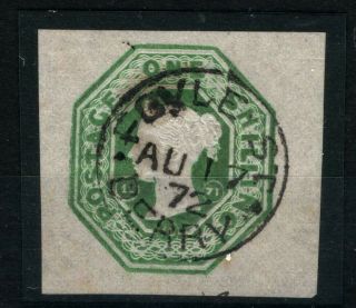 Gb Qv Embossed Cut - Out 1/ - Ireland Foyle St Derry 1872 Telegraphs Ma371