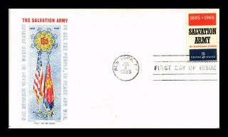 Dr Jim Stamps Us Salvation Army First Day Jackson Cover Scott 1267