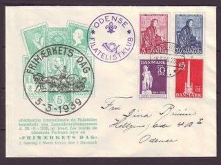 E1329/ Denmark Odense Illustrated Stamp Day Exhibition Cover 1939