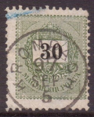 Hungary Magyar Postmark / Cancel " Krompach " 1897 Now Krompachy,  Slovakia