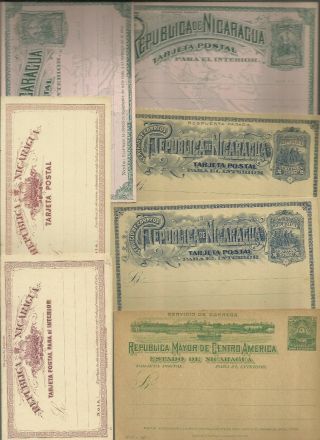 Nicaragua Early Postal Stationery Lot 10
