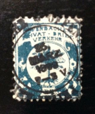 1893 Stamp Offenbach Hesse German States 2pf Local Private Post
