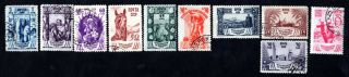 Russia Ussr 1939 Set Of Stamps Zagor 591 - 600 Cv=15$