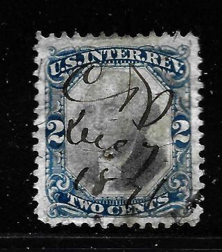 Hick Girl Stamp - U.  S.  Documentary Second Issue Sc R104 Blue&black Y3015