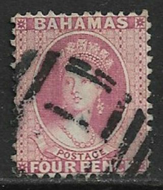 Bahamas 1882 Qv 4d Chalon Head Sg 41 (cat £45)