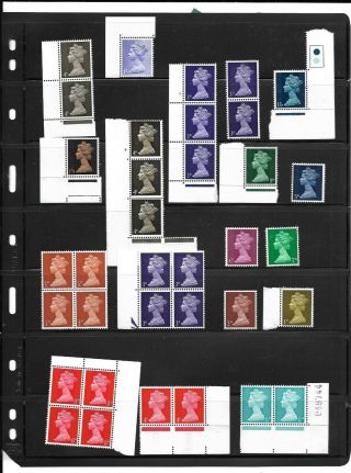 Gb Selection Of Pre Decimal Machin Issues Mnh