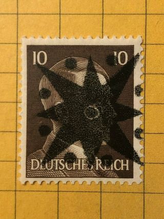 Germany (perleberg) 1945 Post Wwii - Local Issue 10 Rpf.  Mnh