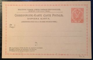 Correspondence Card Bosnia And Herzegovina Austria - 144 -