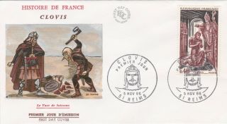 Fr507) France 1966 History Of France (description Below) Fdc Set