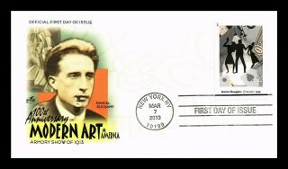Dr Jim Stamps Us Aaron Douglas Modern Art In America Fdc Cover Duchamp