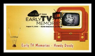 Dr Jim Stamps Us Early Tv Memories Howdy Doody First Day Cover Fleetwood