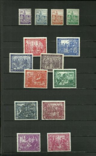 East Germany Ddr Gdr,  Leipziger Messe,  1946 - 1950 Mainly Mnh