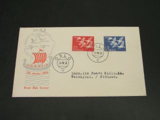 Norway 1956 Fdc Cover 29523