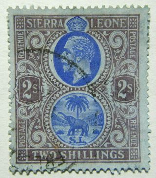 Sierra Leone Stamp 1912 - 21 2s King George V Scott 116 Sg125