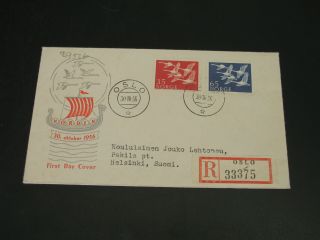 Norway 1956 Fdc Cover 29526
